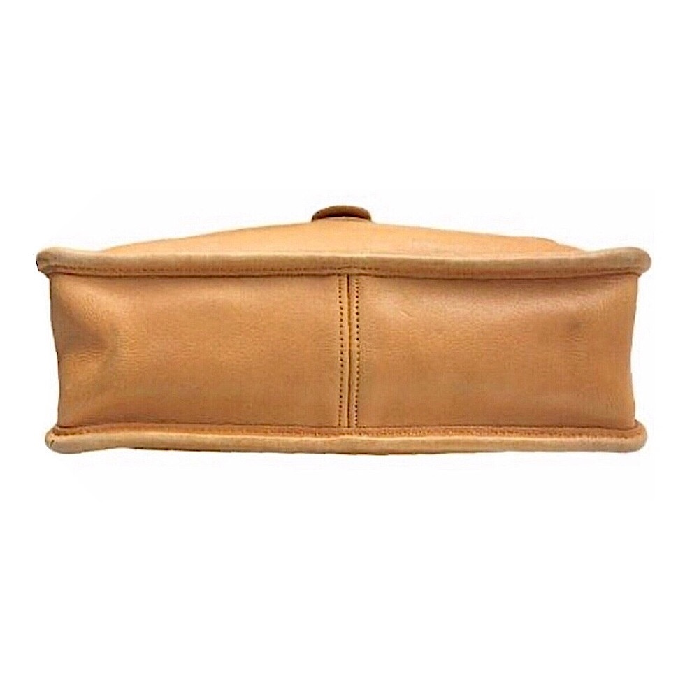 Vintage COACH WILLIS Camel Glove Tanned Leather Turn Lock Crossbody Bag 9927 USA - Picture 4 of 15
